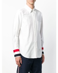 Chemise à manches longues blanche Thom Browne