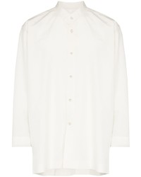 Chemise à manches longues blanche Homme Plissé Issey Miyake