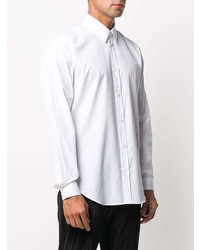 Chemise à manches longues blanche Versace