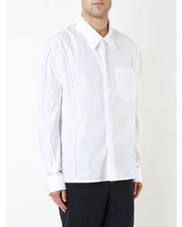 Chemise à manches longues blanche Lanvin