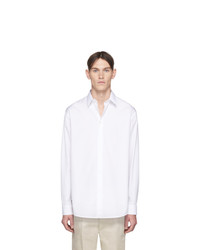 Chemise à manches longues blanche Jil Sander