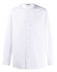 Chemise à manches longues blanche Jil Sander