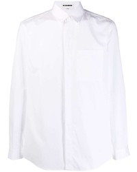 Chemise à manches longues blanche Jil Sander