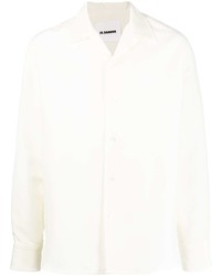 Chemise à manches longues blanche Jil Sander