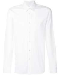 Chemise à manches longues blanche Jil Sander