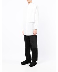 Chemise à manches longues blanche Yohji Yamamoto