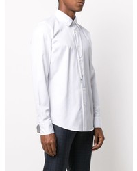 Chemise à manches longues blanche Dell'oglio