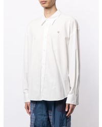 Chemise à manches longues blanche MAISON KITSUNÉ