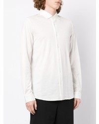 Chemise à manches longues blanche Emporio Armani