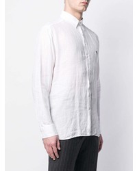 Chemise à manches longues blanche Etro