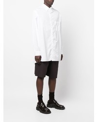 Chemise à manches longues blanche Yohji Yamamoto