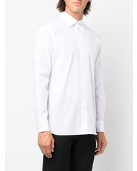 Chemise à manches longues blanche Z Zegna