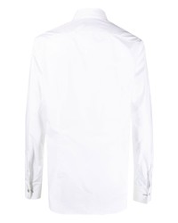 Chemise à manches longues blanche Corneliani