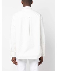 Chemise à manches longues blanche Jil Sander