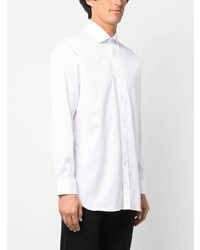 Chemise à manches longues blanche Dunhill