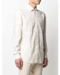 Chemise à manches longues blanche Etro