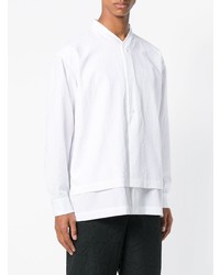 Chemise à manches longues blanche Issey Miyake Men