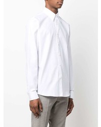 Chemise à manches longues blanche Salvatore Ferragamo