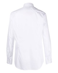 Chemise à manches longues blanche Corneliani