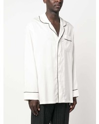 Chemise à manches longues blanche Maison Margiela