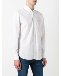 Chemise à manches longues blanche MAISON KITSUNÉ