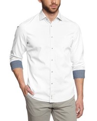 Chemise à manches longues blanche Marc O'Polo