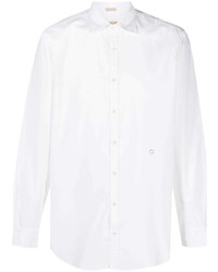 Chemise à manches longues blanche Massimo Alba