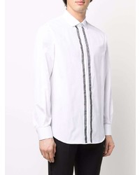 Chemise à manches longues blanche DSQUARED2