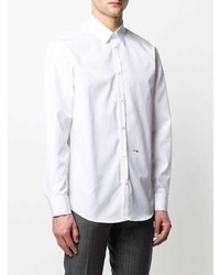 Chemise à manches longues blanche DSQUARED2