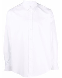 Chemise à manches longues blanche Moschino