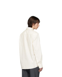 Chemise à manches longues blanche Lemaire