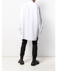 Chemise à manches longues blanche Ann Demeulemeester Grise