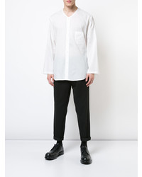 Chemise à manches longues blanche Yohji Yamamoto