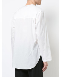 Chemise à manches longues blanche Yohji Yamamoto