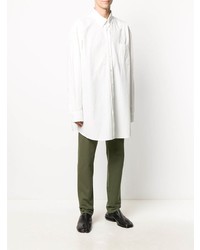 Chemise à manches longues blanche Maison Margiela