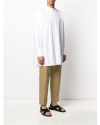 Chemise à manches longues blanche Jil Sander