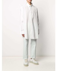 Chemise à manches longues blanche Maison Margiela