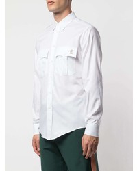 Chemise à manches longues blanche Gucci