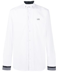 Chemise à manches longues blanche Philipp Plein