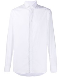 Chemise à manches longues blanche Philipp Plein