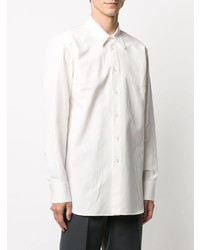 Chemise à manches longues blanche Jil Sander