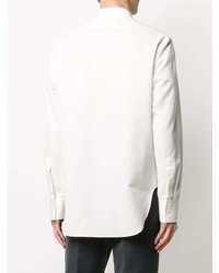 Chemise à manches longues blanche Jil Sander