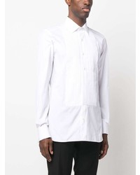 Chemise à manches longues blanche Tom Ford