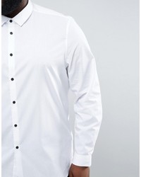 Chemise à manches longues blanche Asos