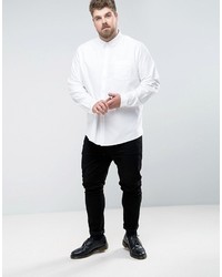 Chemise à manches longues blanche Asos