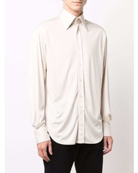 Chemise à manches longues blanche Tom Ford