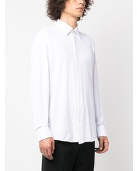 Chemise à manches longues blanche BOSS