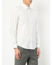 Chemise à manches longues blanche Cerruti 1881