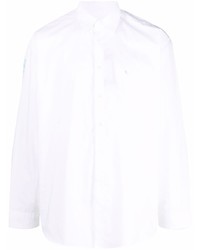 Chemise à manches longues blanche Raf Simons