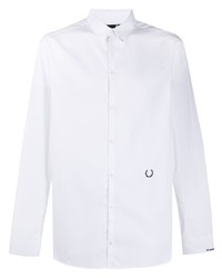 Chemise à manches longues blanche Raf Simons X Fred Perry